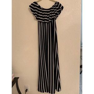 Maxi striped sun dress